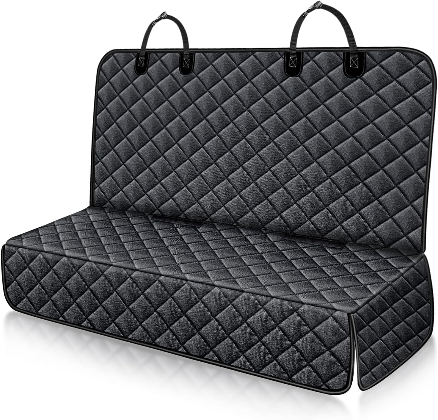 Car Seat Cover for Back Seat,Waterproof Dog Seat Covers,Heavy-Duty and Nonslip Backseat Protector Cover for Cars,Trucks & SUVs (Black,53"×48")